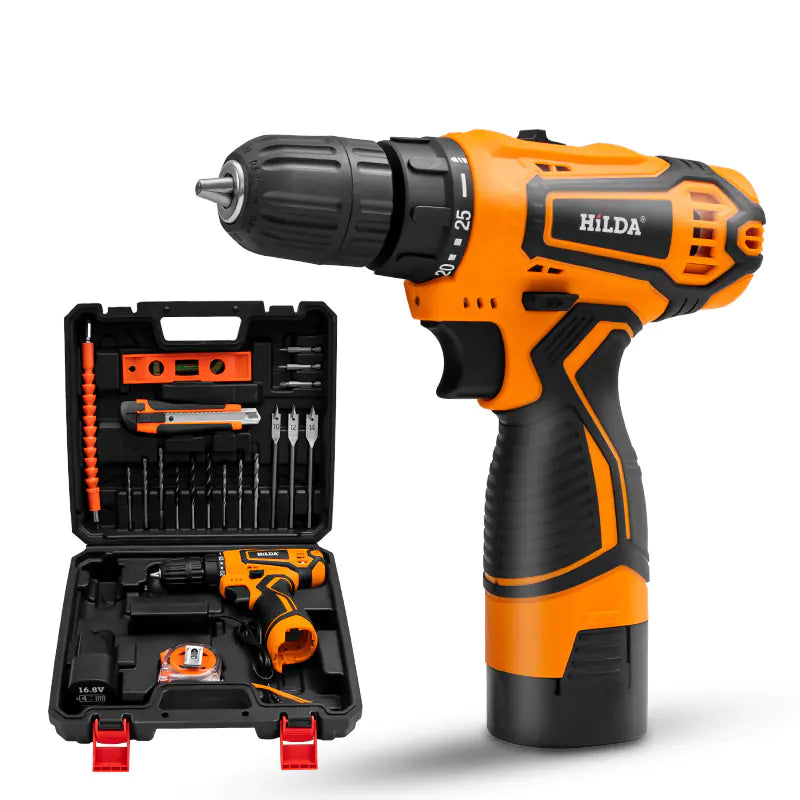 Dual-Speed Cordless Lithium Drill & Electric Screwdriver