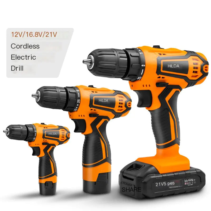 Dual-Speed Cordless Lithium Drill & Electric Screwdriver