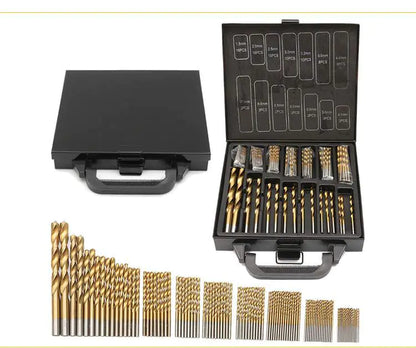 99-Piece Titanium Coated HSS Drill Bit Set